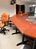 7 Section Board Room Meeting Desk U Shape