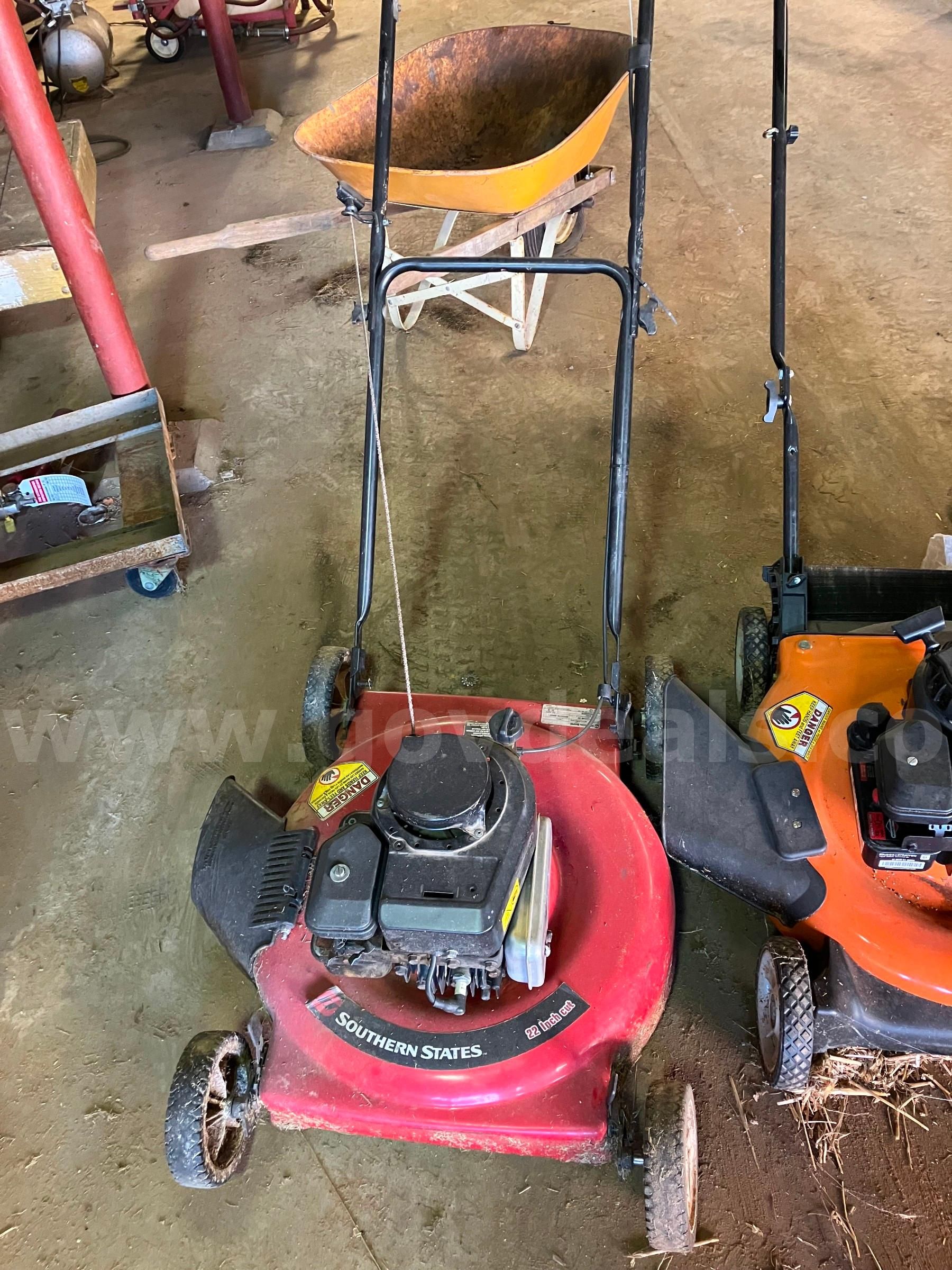 Southern states riding discount mower