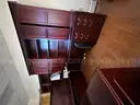 Office Furniture Large Desk & Large File Cabinet