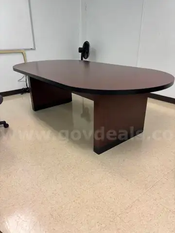 Dark Cherry Conference Room Table