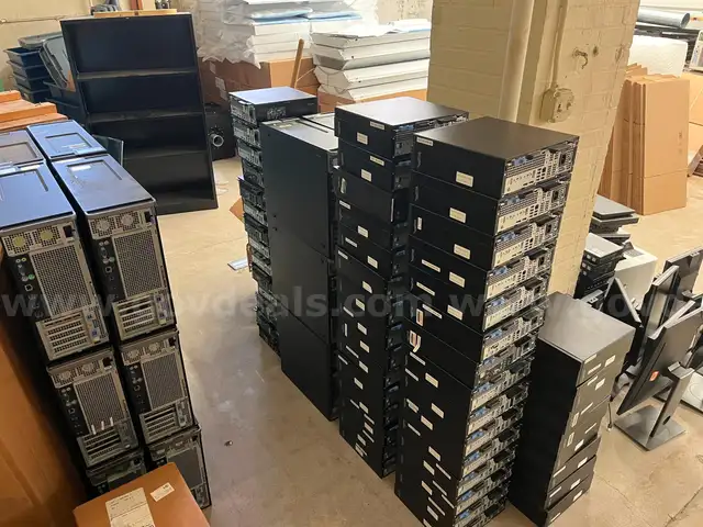 Dell Optiplex Computers, Dell Latitude Laptops, Monitors, HP Printers, APC&#x27;s &#x26; Cisco Series Routers