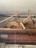 Folk Art craft appliance- Wooden Spinning Wheel