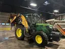 2017 John Deere 6110R Tractor with Alamo Boom Mower