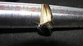 Mens Black Stone Ring