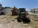 2002 JOHN DEERE 6410 4X4 TRACTOR WITH 2002 TIGER BOOM MOWER ATTACHMENT