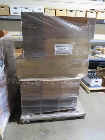 Pallet of Assorted Sized Shelving