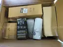 Boxes of Filters, Parts, &#x26; Manuals