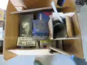 Boxes of Filters, Parts, &#x26; Manuals