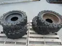 8-Skid Steer Tires w/Rims