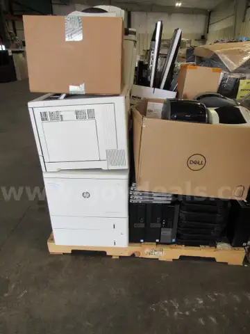 Pallet of Assorted Computer Electronics