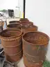 8-(55 Gallon) Steel Drums