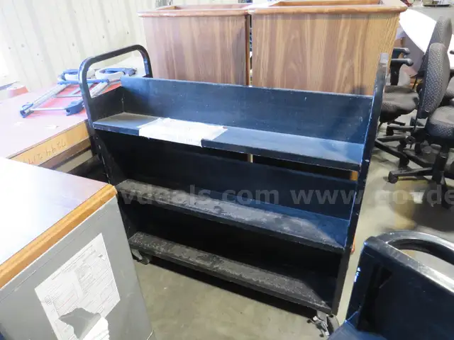 Metal Rolling Book Rack