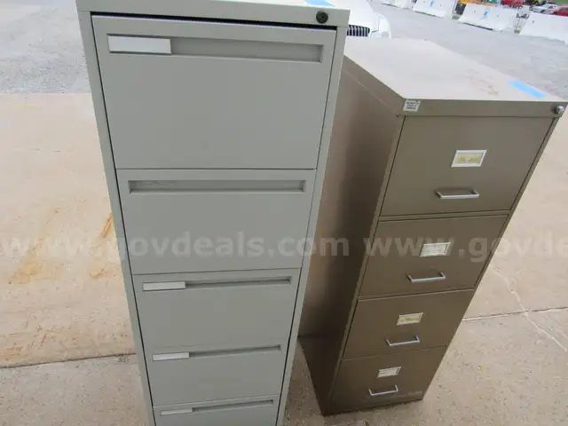 Two File Cabinets