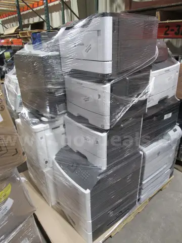 Pallet of Assorted Printers