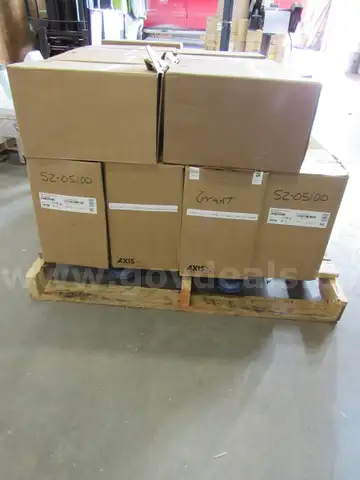 Pallet of Axis Dome Cameras