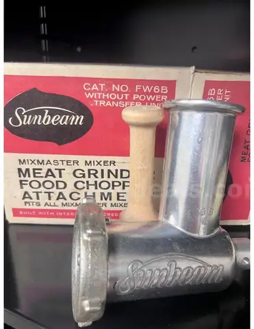 Sunbeam Meat Grinder Attachment