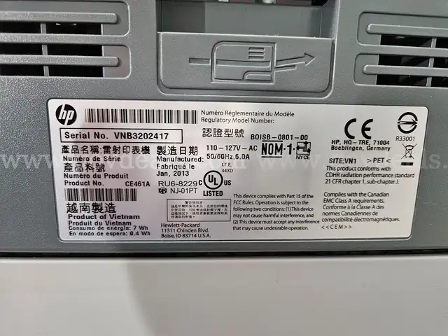 3 HP Printers & Chair