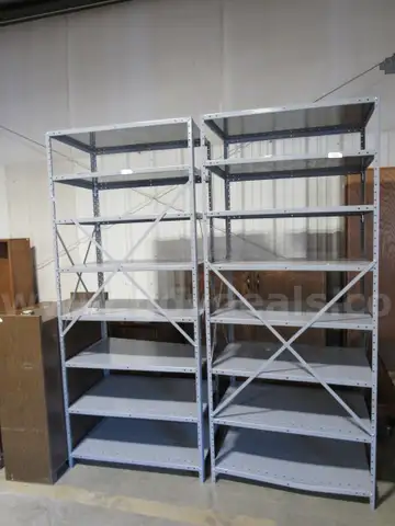 2-Grey Metal Racks