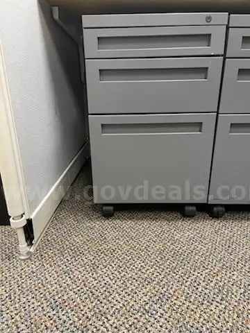 4-Rolling Desk Drawes