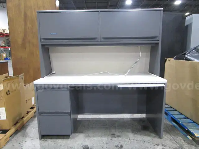 Desk or Workbench with Overhead (G)