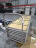 7 Folding Tables on Rack (K)