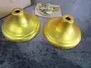 2 Flag Pole Stands &#x26; 1 Eagle Topper (J)