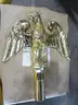 2 Flag Pole Stands &#x26; 1 Eagle Topper (J)