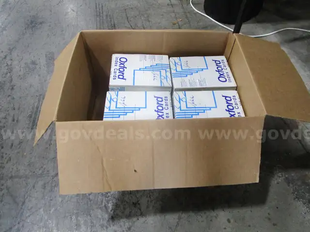 8 Packs of White Index Cards (J)