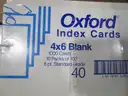 8 Packs of White Index Cards (J)