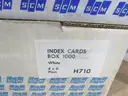 Blue &#x26; White Index Cards (L)