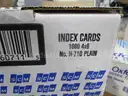 Blue &#x26; White Index Cards (L)