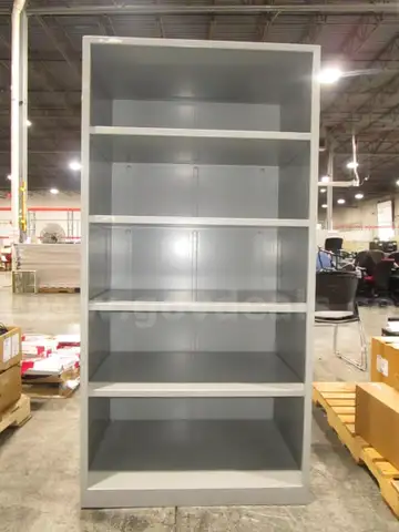 Gray Shelving Unit (C)