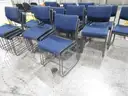 35 Blue Stackable Chairs (B)