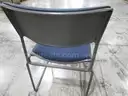 35 Blue Stackable Chairs (B)