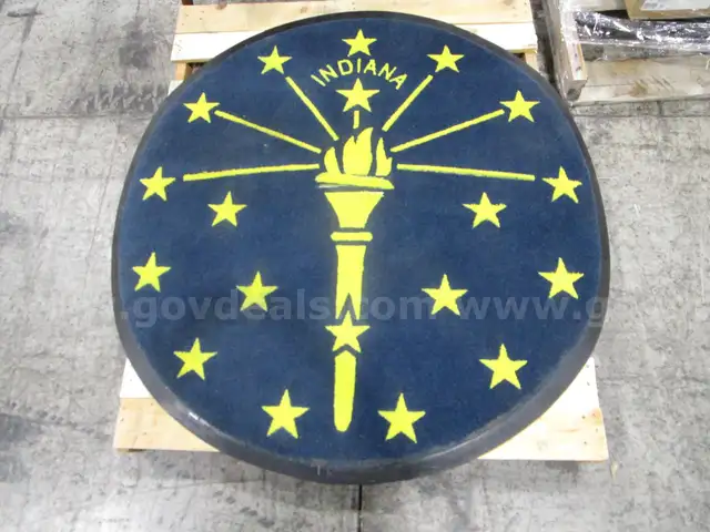 Round Indiana Floor Mat (H)