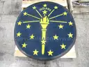 Round Indiana Floor Mat (H)
