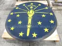 Round Indiana Floor Mat (H)
