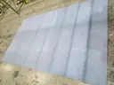 Blue Area Rug with Pad (I)