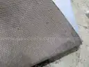 Blue Area Rug with Pad (I)