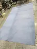 Blue Area Rug with Pad (I)