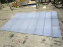 Blue Area Rug with Pad (I)
