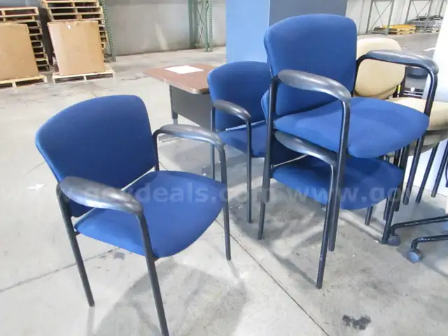 4 Blue Chairs (C)