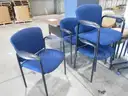 4 Blue Chairs (C)