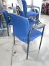 4 Blue Chairs (C)