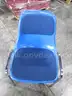 9 Blue Stackable Chairs (C)