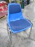 9 Blue Stackable Chairs (C)