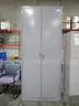 Gray 2 Door Cabinet (C)
