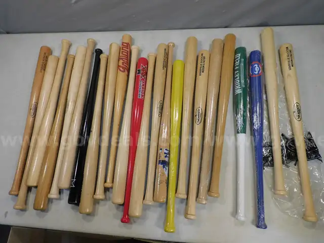 24 Miniature Wooden Bats (FS)