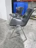 2 Black Stacking Chairs (C)