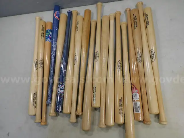 19 Miniature Wooden Bats (FS)
